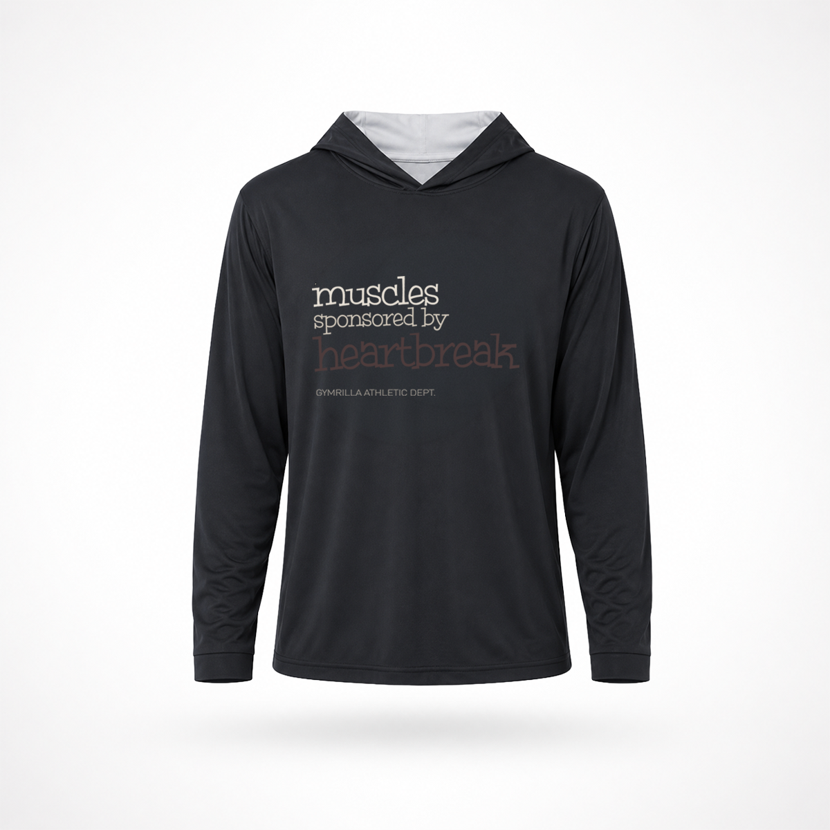 Muscles Sponsored By Heartbreak - Gymrilla Hoodie